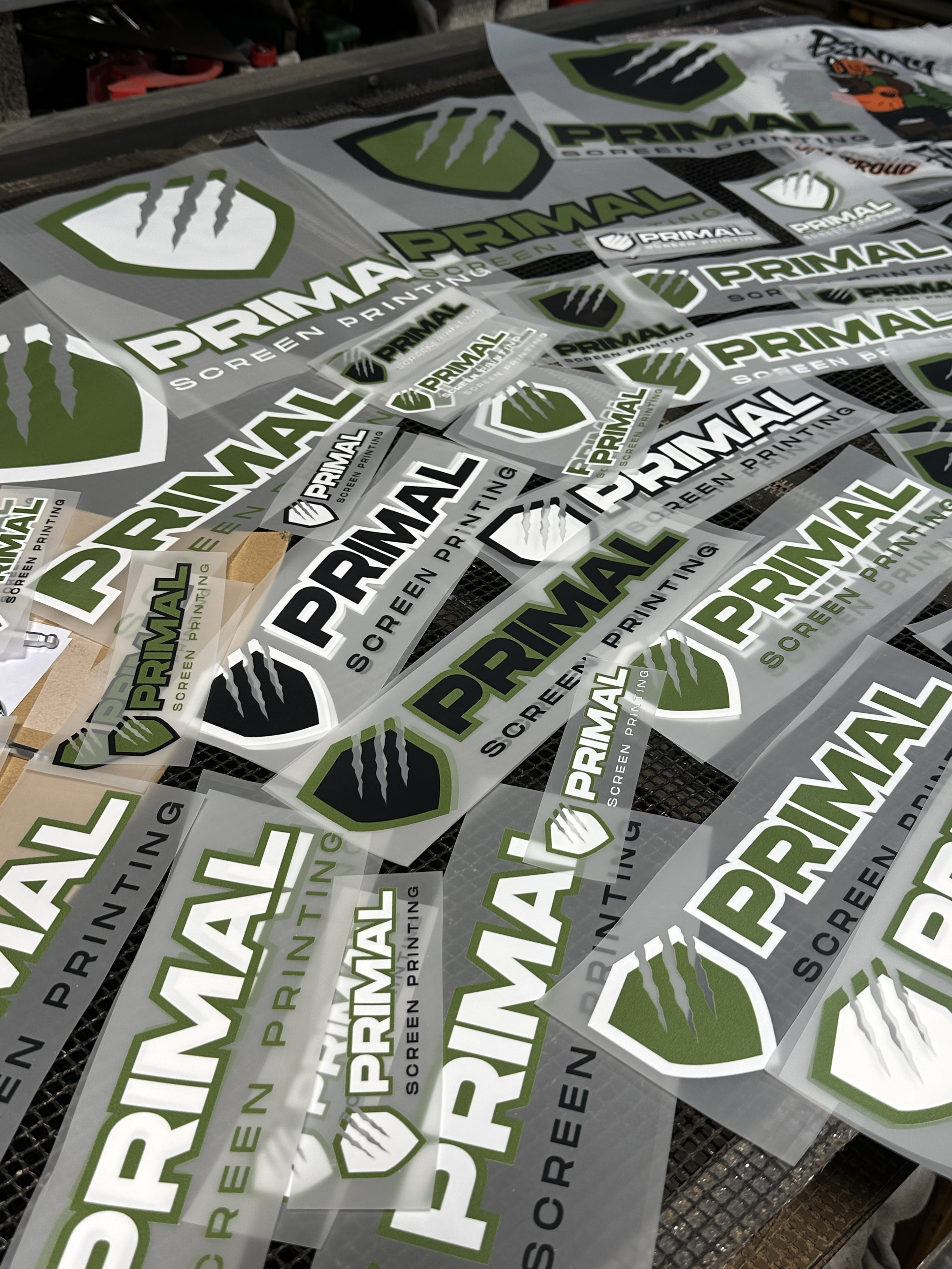 Primal Screen Printing workshop interior